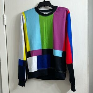 Rainbow TV error sweatshirt